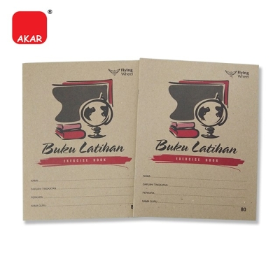 Craft Cover Exercise Book / Buku Latihan (80 pages) Medium Square