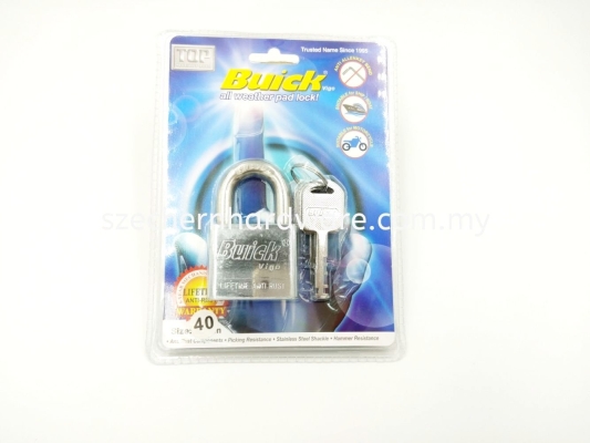 40MM BUICK S/STEEL PAD LOCK