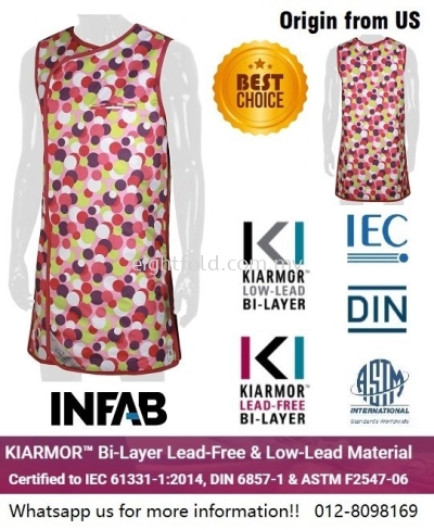 INFAB Revolution FCW Full Wrap Double Side Full Overlap Lead Free Apron 