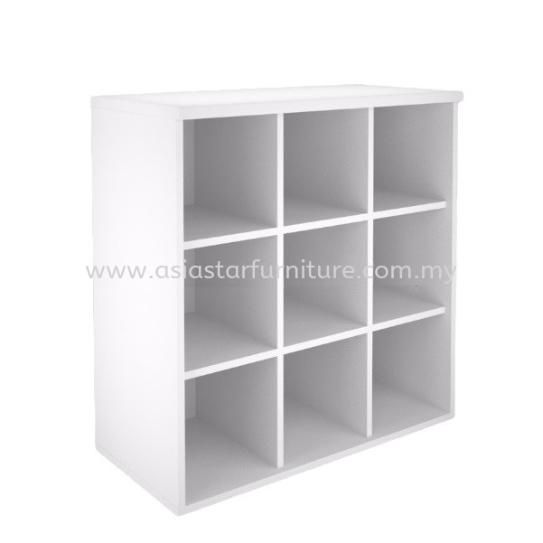 BERLIN LOW OFFICE CABINET C/W PIGEON HOLE (WHITE) - Near Me Filing Cabinet | Filing Cabinet Bangsar South | Filing Cabinet Puteri Puchong | Filing Cabinet Damansara Kim