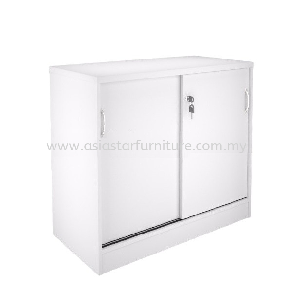 BERLIN LOW OFFICE CABINET C/W SLIDIING DOOR (WHITE) - Best Buy Filing Cabinet | Filing Cabinet Setapak | Filing Cabinet Taman Melawati | Filing Cabinet Setiawangsa