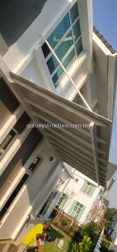 Special Hanging Pergola Acp Awning @ Jalan Setia Tropika U13/18U, Setia Eco Park, 40170 Shah Alam, Selangor.