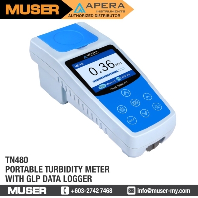 TN480 Portable Turbidity Meter with GLP Data Logger | Apera by Muser