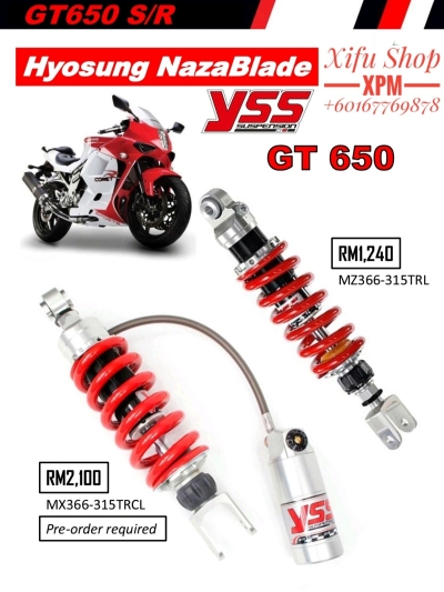 YSS ABSOBER & FORK SET KIT PARTS CATALOG 