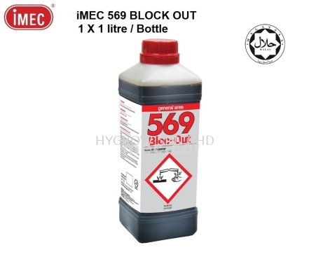 IMEC 569 Bloc Out, Acidic Drain Opener, Halal, 1Litre/bottle