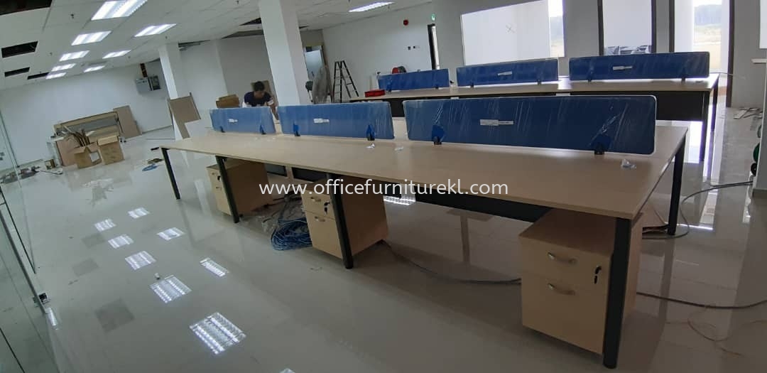 FREE DELIVERY & INSTALLATION CLUSTER OF 6 WORKSTATION l DESKING PANEL l AQ-YM 2 MOBILE OFFICE PEDESTAL 1D1F l OFFICE FURNITURE l SEKSYEN 13 l PETALING JAYA l SELANGOR