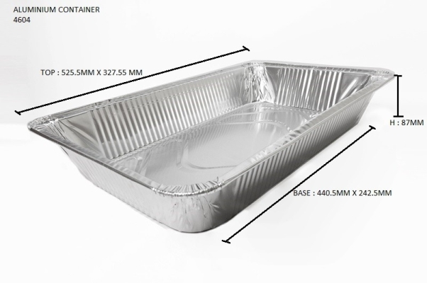 4604 STAR PRODUCTS ALUMINIUM CONTAINER 