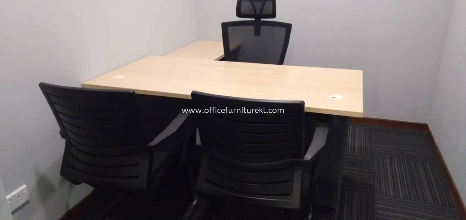 FREE DELIVERY & INSTALLATION WRITING OFFICE TABLE GT 157 l SIDE OFFICE CABINET GS 303 l WILLY 2 OFFICE MESH CHAIR l OFFICE FURNITURE l DAMANSARA KIM l PETALING JAYA l TOP 10 POPULAR ITEM