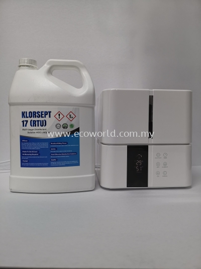 AIR DISINFECTANT MACHINE WITH KLOREPT 17