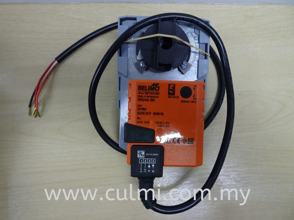BELIMO SR24A-SR (20NM, AC/DC 24V 50/60HZ) MODULATING ROTARY ACTUATOR