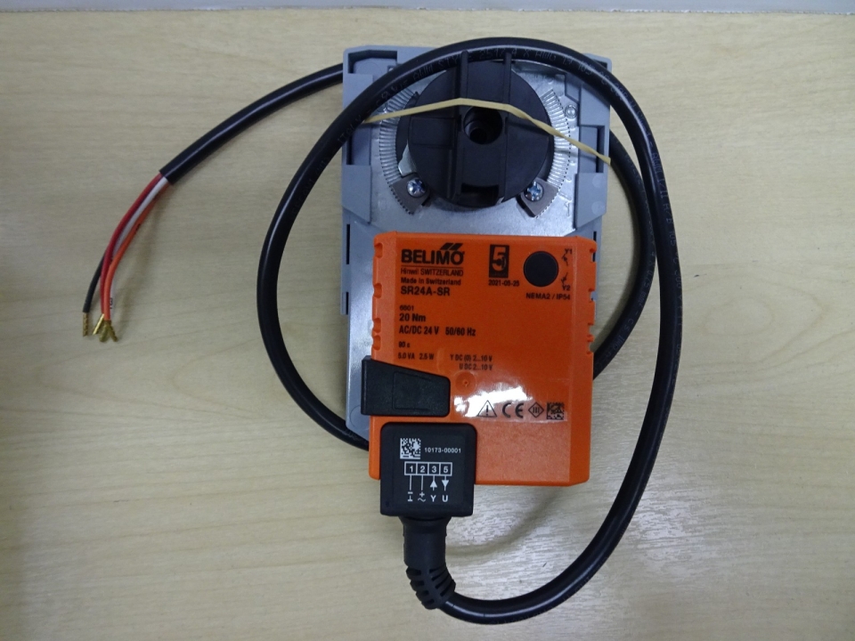 BELIMO SR24A-SR (20NM, AC/DC 24V 50/60HZ) MODULATING ROTARY ACTUATOR