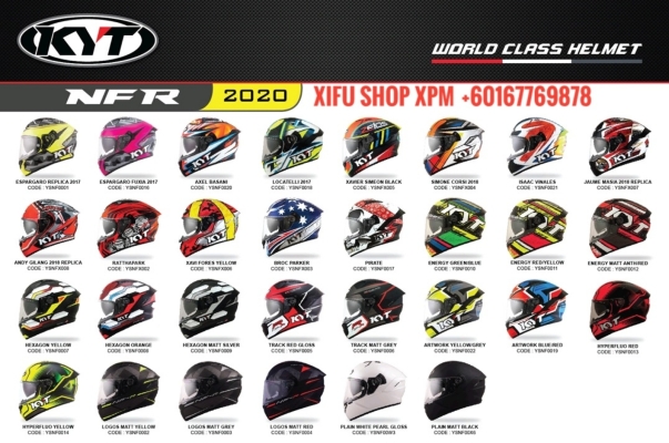 KYT HELMET PARTS CATALOG 