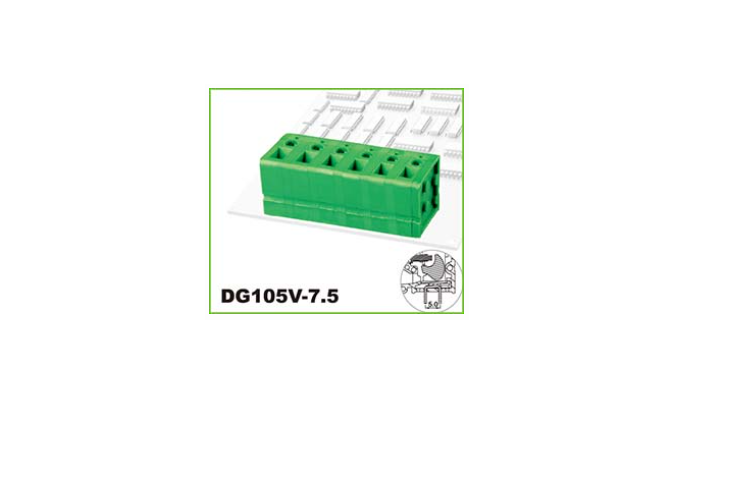 degson dg105v-7.5 pcb universal screw terminal block
