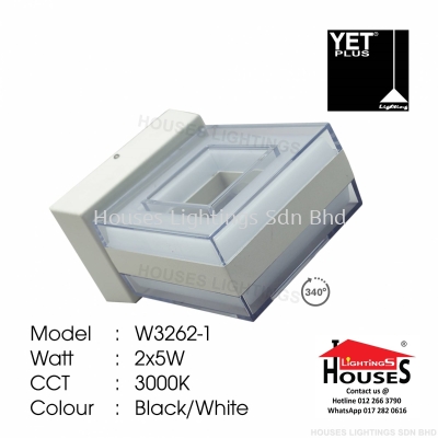 W3262-1 2X5W WH-SQ LED-WW