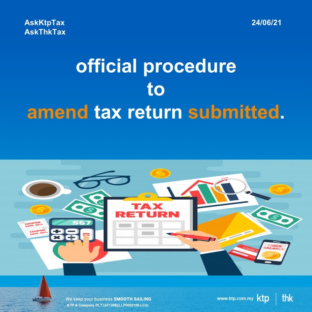 How to amend tax return submitted