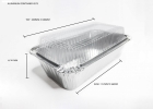 4573-P STAR PRODUCTS ALUMINIUM CONTAINER WITH LID  Rectangle Shape Aluminium Container Aluminium