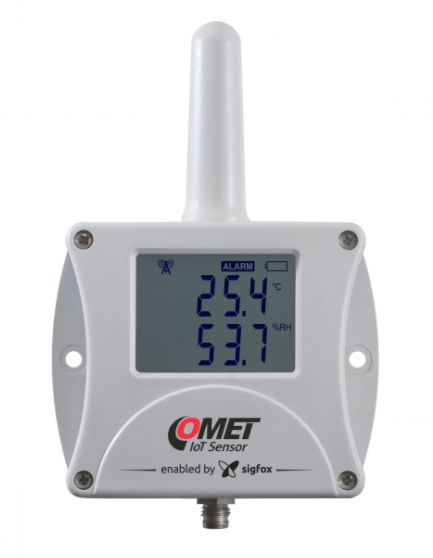 comet w3811 wireless thermometer, hygrometer for external probe, sigfox iot