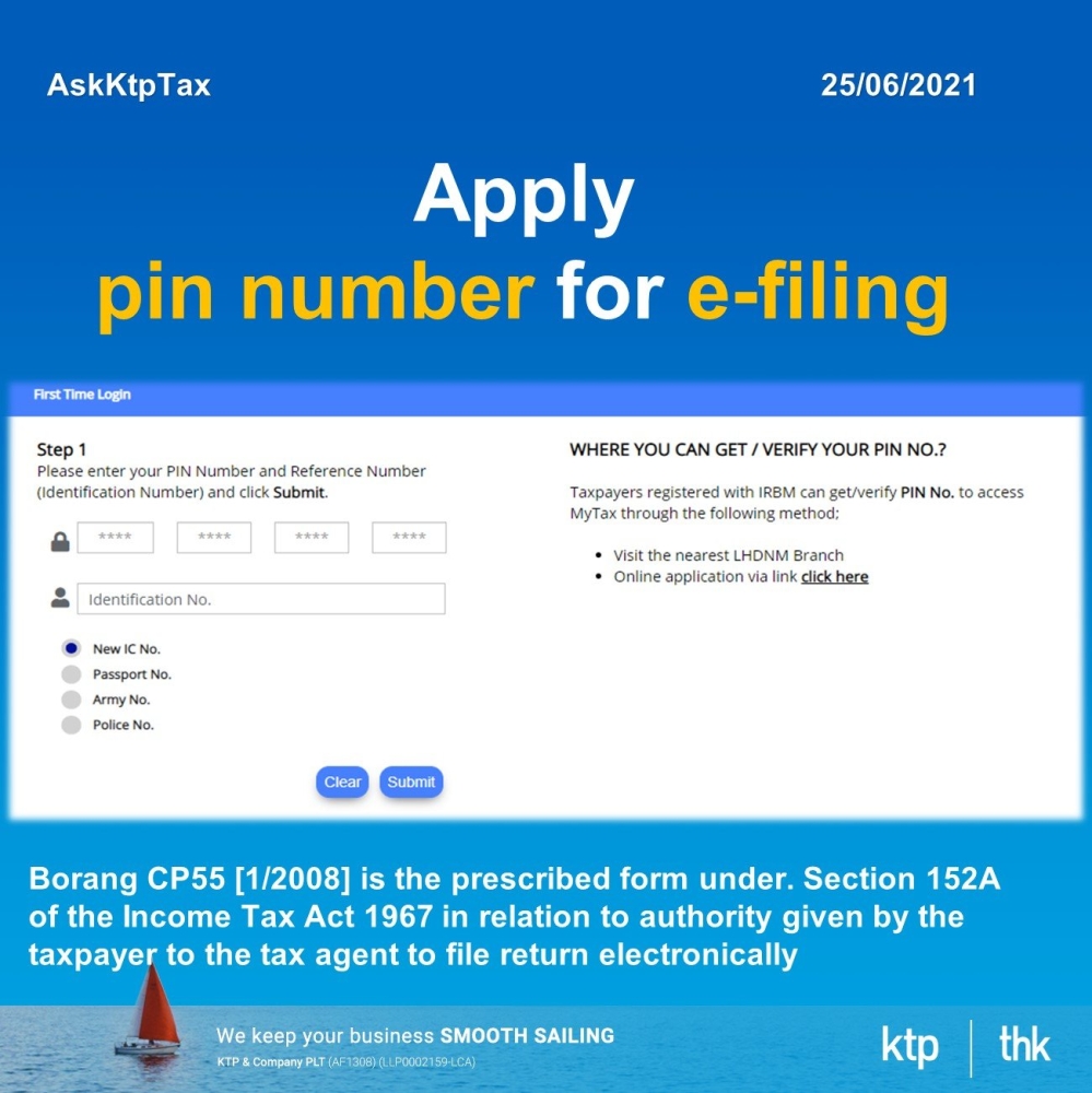 LHDN E-Pin Application