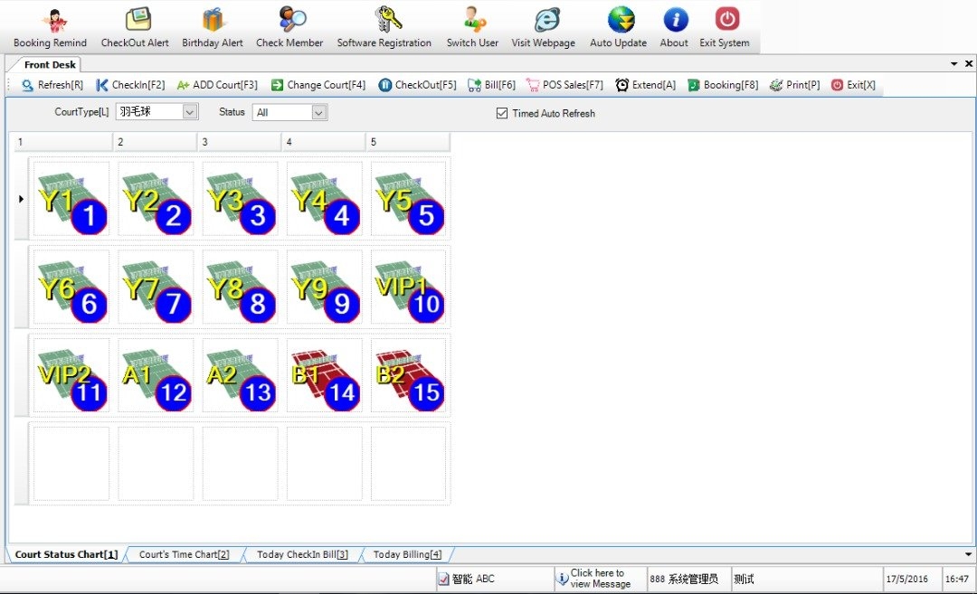 Golden Badminton Booking & Management System 