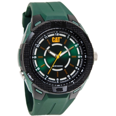 CATERPILLAR 09.130.23.323 ILLUMINOUS RUBBER STRAP MENS WATCH