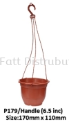 21cm & 17cm Pasu Pokok Bunga Flower Pot 8" & 6.5" (L229/H & L179) Flower Pot & Tray Gardening