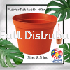 22cm Pasu Pokok Bunga 8.5" Flower Pot With Handle LC210/H Flower Pot & Tray Gardening