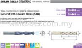 DIA 1 - 20MM  DREAM DRILLS GENERAL SOLID CARBIDE DREAM DRILLS YG-1 (KOREA)