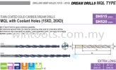 DIA 3 - 12MM DREAM DRILLS MQL SOLID CARBIDE DREAM DRILLS YG-1 (KOREA)