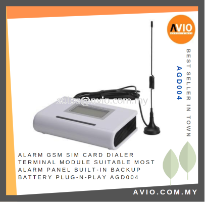 Security Burglar Alarm GSM SIM Card Dialer Terminal Module Suit Most Alarm Panel Built In Backup Battery AGD004