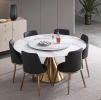 Round Marble Table Marble Top Dining Set