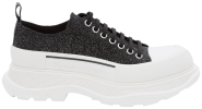 Alexander McQueen Tread Slick Lace-Up 'Galaxy Black' Alexander McQueen Lace Up Alexander McQueen