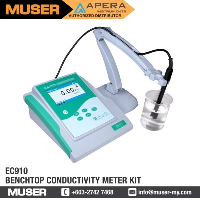 EC910 Benchtop Conductivity Meter Kit | Apera by Muser