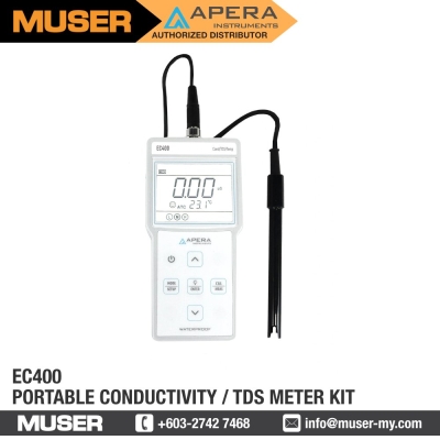 EC400 Portable Conductivity / TDS Meter Kit | Apera by Muser