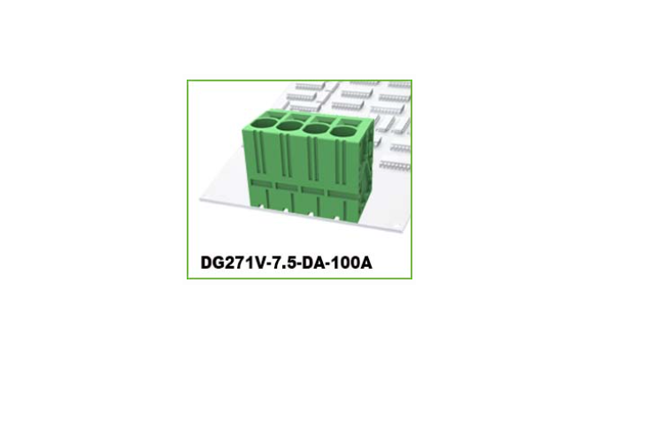degson dg271v-7.5-da-100a pcb spring terminal block