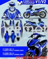 FULL BODY COVER SET COMPLETE GRAPHIC DESIGN PARTS CATALOG Y15ZR FULL COVER SET COMPLETE GRAPHIC DESIGN PARTS CATALOG