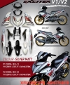 FULL BODY COVER SET COMPLETE GRAPHIC PARTS CATALOG  Y15ZR FULL COVER SET COMPLETE GRAPHIC DESIGN PARTS CATALOG