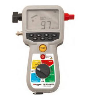 MEGGER DLROH200 HAND-HELD 200A MICRO-OHMMETER