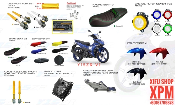 Y15ZR V1 ACCESSORIES PARTS CATALOG 