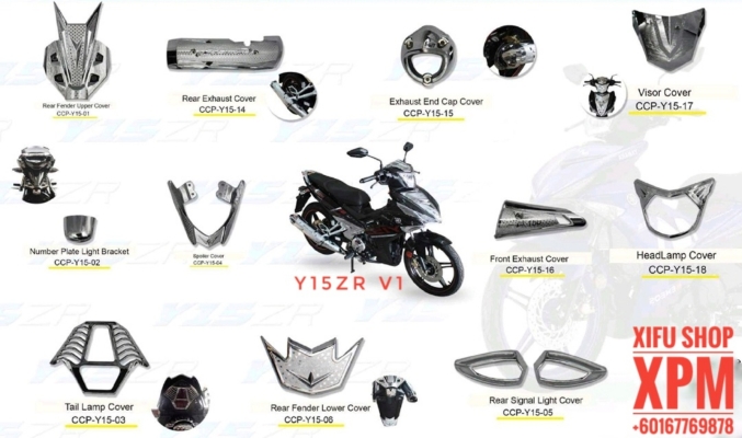 Y15ZR V1 ACCESSORIES PARTS CATALOG 