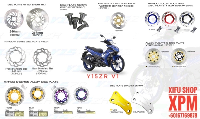 Y15ZR V1 ACCESSORIES PARTS CATALOG 