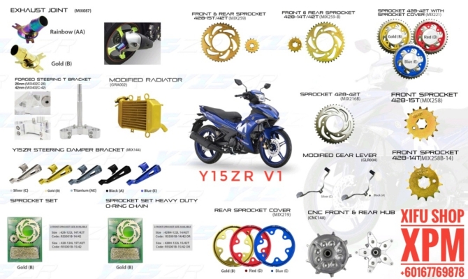 Y15ZR V1 ACCESSORIES PARTS CATALOG 