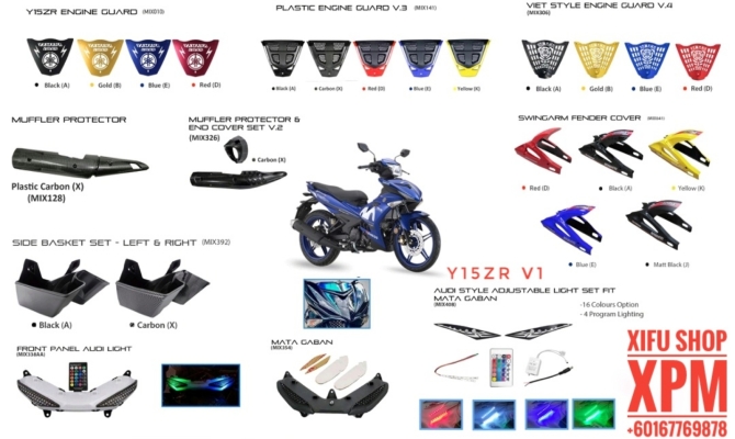 Y15ZR V1 ACCESSORIES PARTS CATALOG 