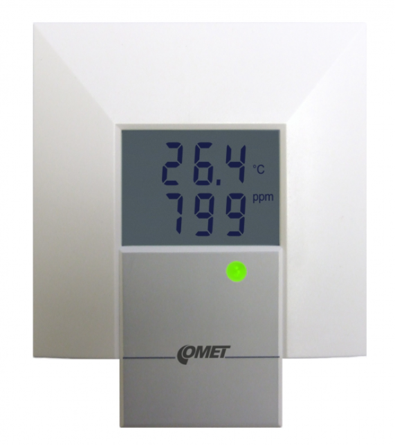 comet t8248 co2 concentration and temperature transmitter with 0-10v outputs, built-in sensors