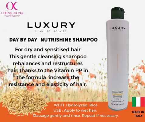 LUXURY HAIR PRO DAY BY DAY NUTRISHINE SHAMPOO 250ML