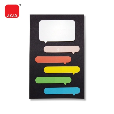 (6 Colours Chat Shape) Index Note / Stick on Note / Sticky Note / Sticky Taps