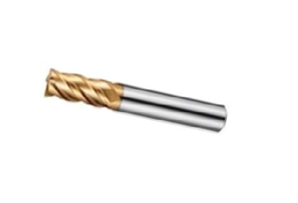 CARBIDE ENDMILL (REGULAR LENGTH) GOLD 55 HRC