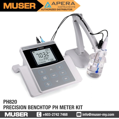 PH820 Precision Benchtop pH Meter Kit | Apera by Muser