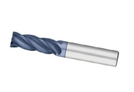 ROCK DUAL HELIX CARBIDE ENDMILL (REGULAR LENGTH) BLUE 63 HRC 4F