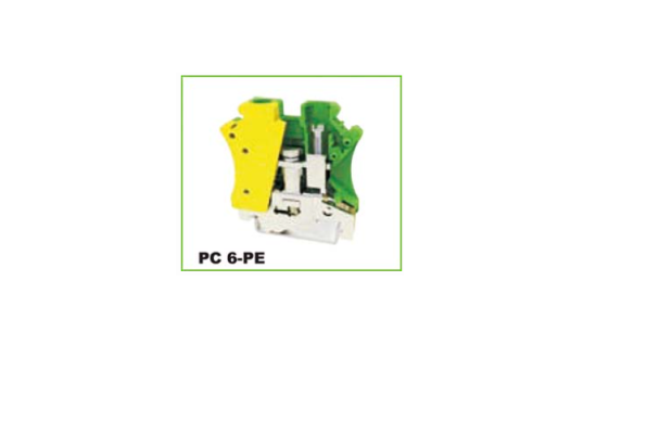 DEGSON PC6-PE  DIN RAIL TERMINAL BLOCK