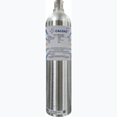 10AL 15PPM H2S / 50 PPM CO / 2.5% CH4 / 18% O2 / N2 - 116 LITER